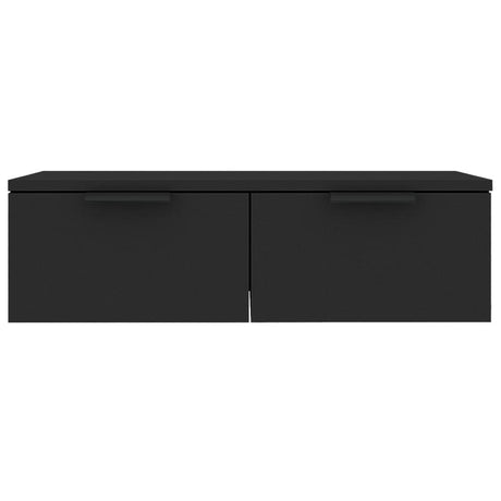 Wall Cabinet Black 68X30X20 Cm Engineered Wood