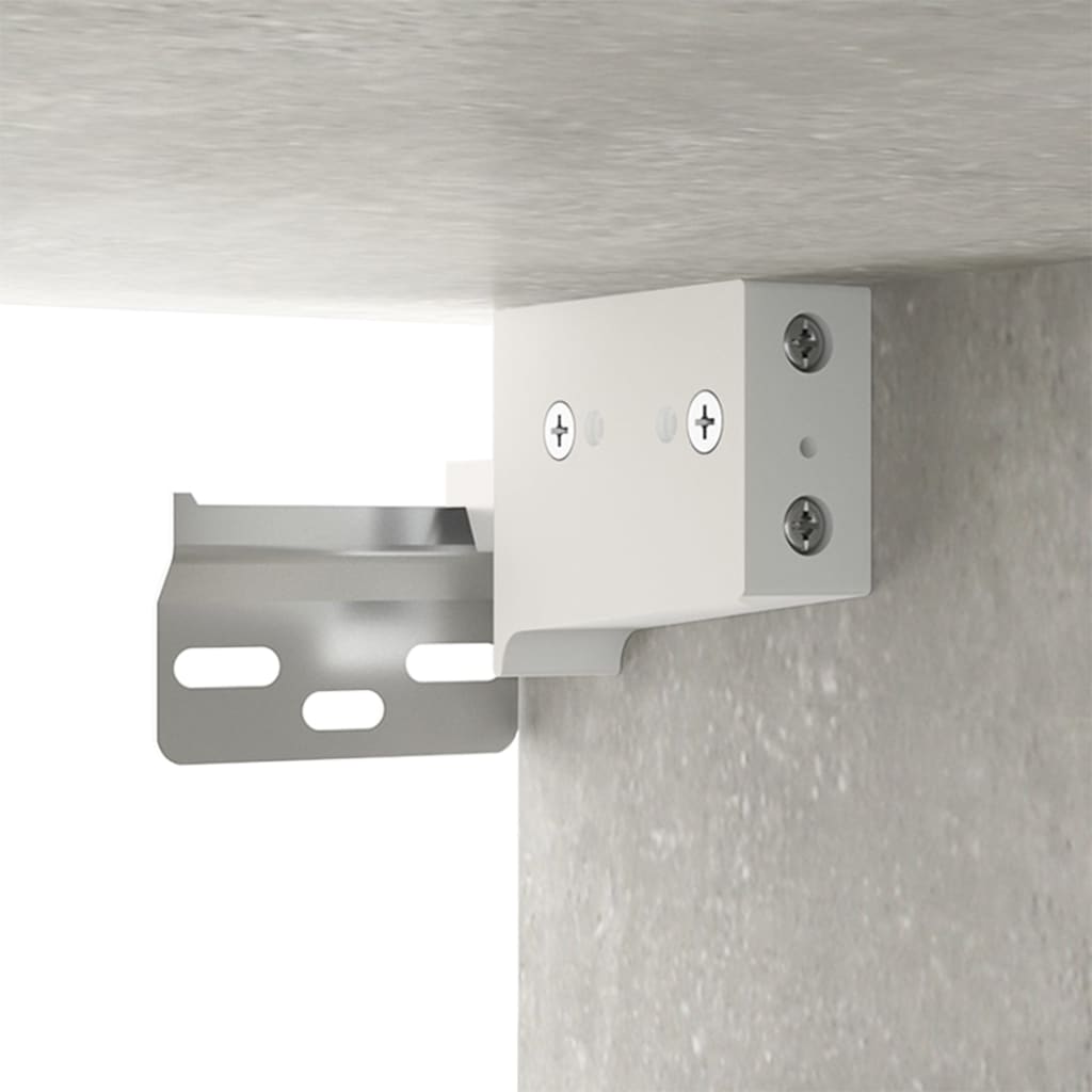 Wall Cabinet Concrete Grey 68X30X20 Cm Engineered Wood