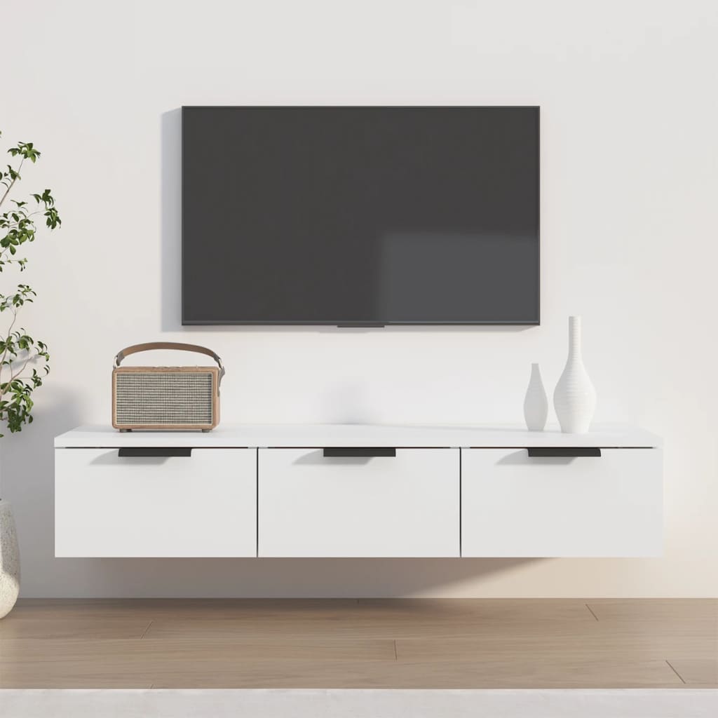 Wall Cabinet 102X30X20 Cm Engineered Wood
