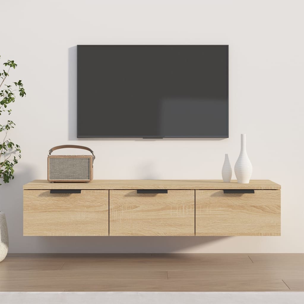 Wall Cabinet 102X30X20 Cm Engineered Wood