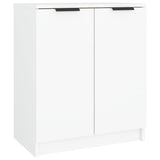 Shoe Cabinet White 59X35X70 Cm Engineered Wood