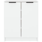 Shoe Cabinet White 59X35X70 Cm Engineered Wood