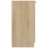 Shoe Cabinet Sonoma Oak 59X35X70 Cm Engineered Wood
