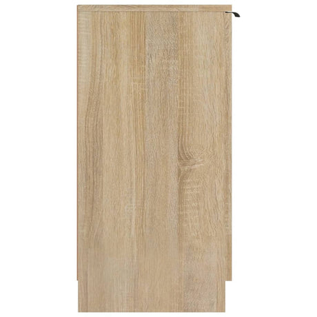 Shoe Cabinet Sonoma Oak 59X35X70 Cm Engineered Wood
