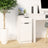 Desk Cabinet 33.5X50X75 Cm Engineered Wood