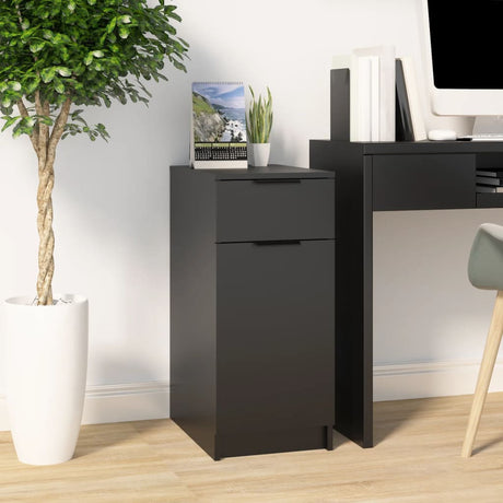 Desk Cabinet 33.5X50X75 Cm Engineered Wood