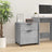 Mobile File Cabinet With Wheels 45X38X54 Cm Engineered Wood