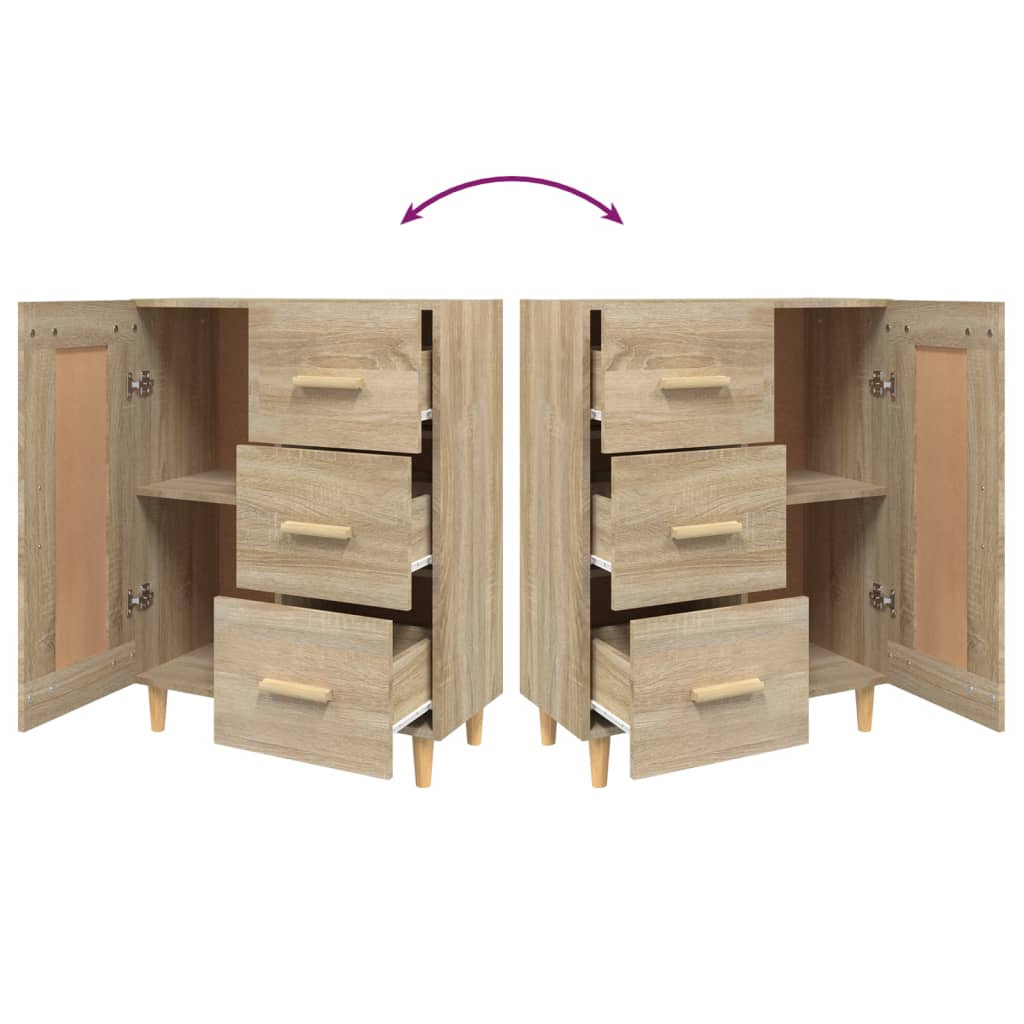 Sideboard 69.5X34X90 Cm Engineered Wood