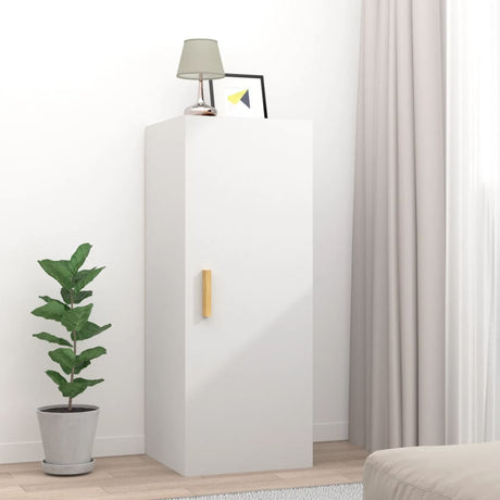 Wall Cabinet 34.5X34X90 Cm Engineered Wood