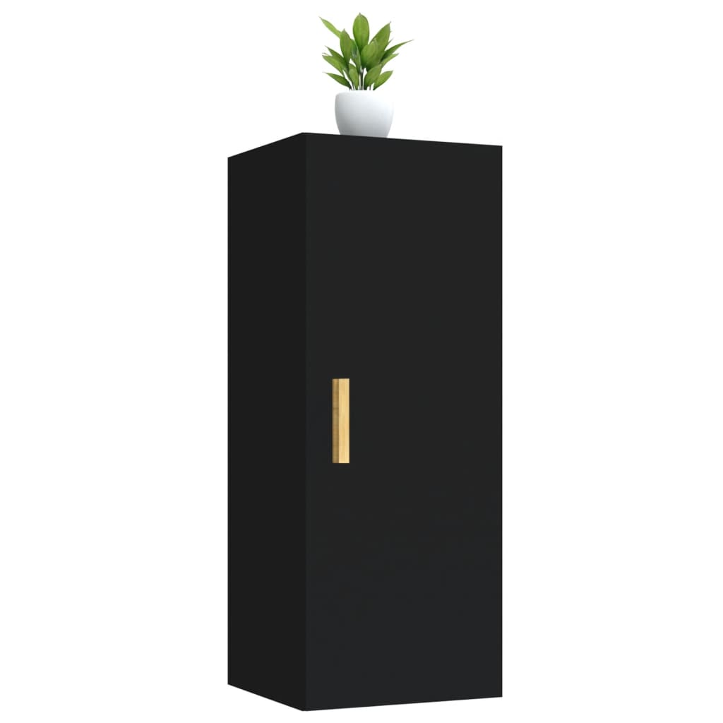 Wall Cabinet 34.5X34X90 Cm Engineered Wood