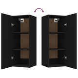 Wall Cabinet 34.5X34X90 Cm Engineered Wood
