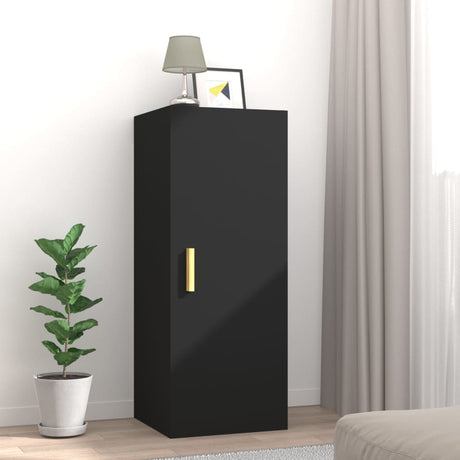 Wall Cabinet 34.5X34X90 Cm Engineered Wood