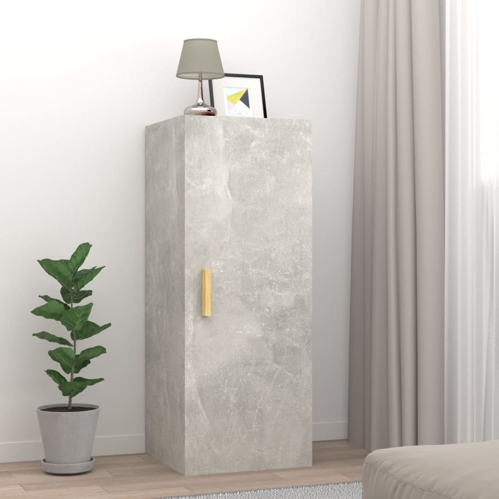 Wall Cabinet 34.5X34X90 Cm Engineered Wood