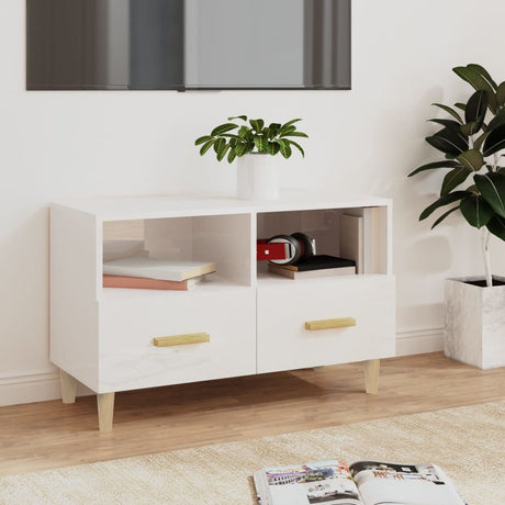 Tv Cabinet 80X36X50 Cm Engineered Wood