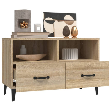 Tv Cabinet 80X36X50 Cm Engineered Wood