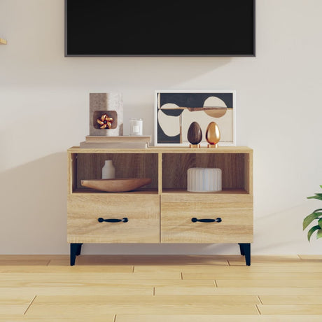Tv Cabinet 80X36X50 Cm Engineered Wood