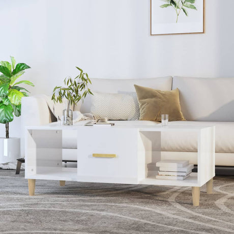 Coffee Table 102X50X40 Cm Engineered Wood