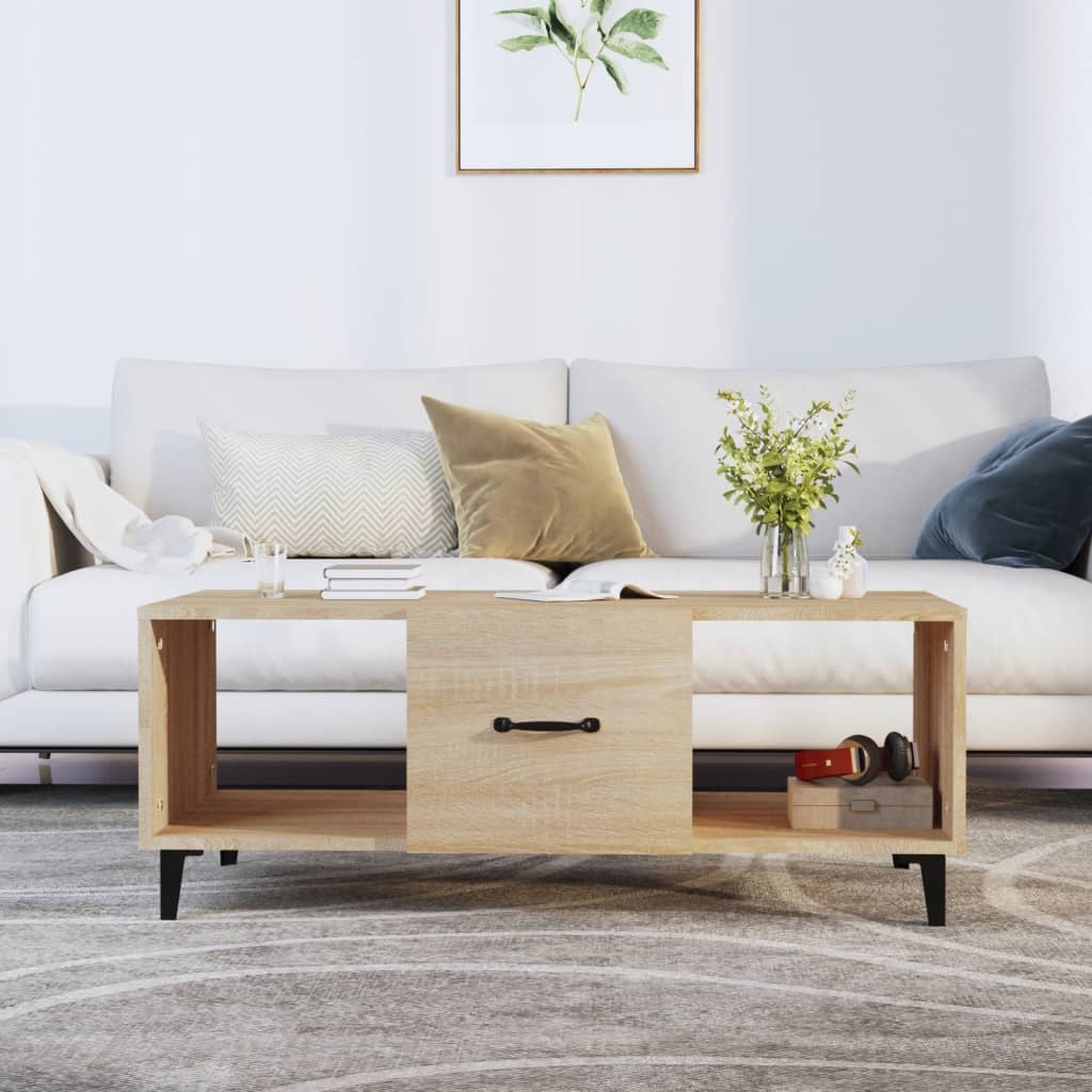 Coffee Table 102X50X40 Cm Engineered Wood