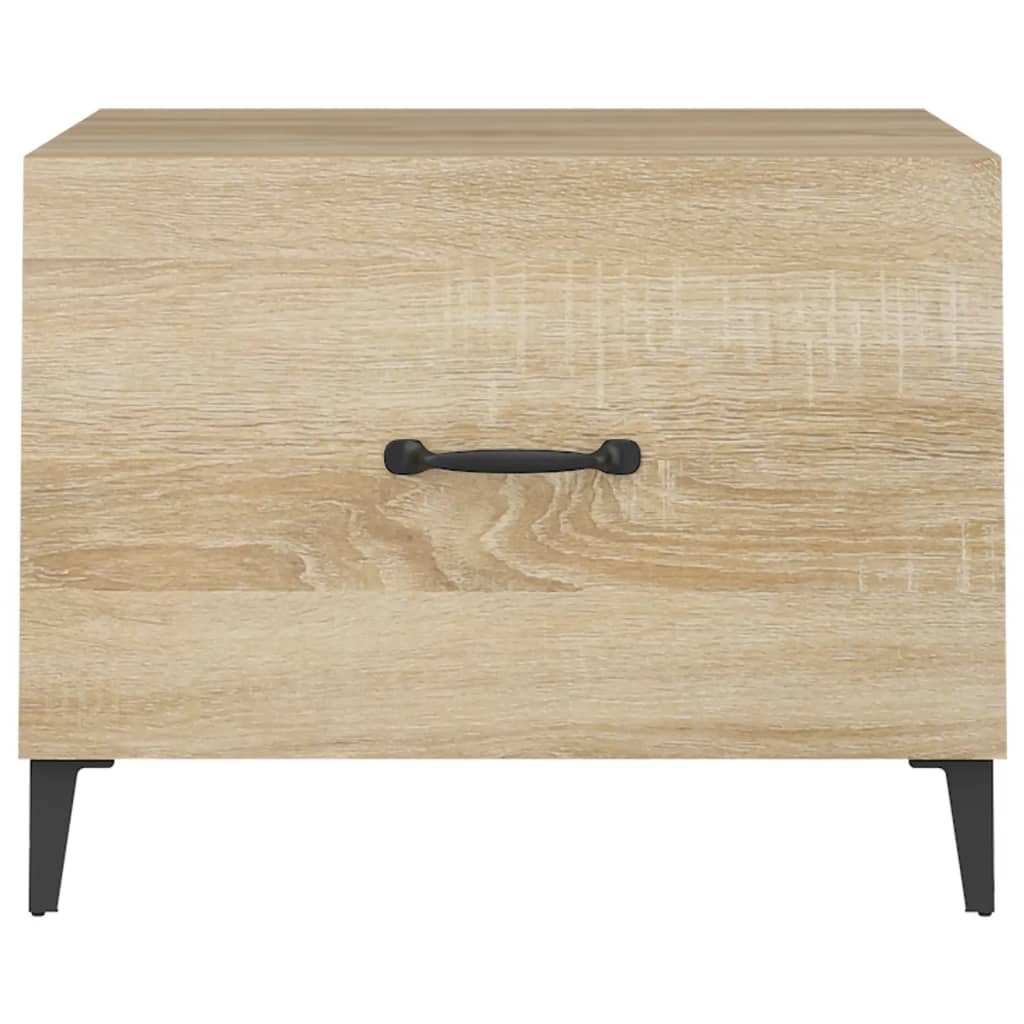 Coffee Table With Metal Legs 50X50X40 Cm