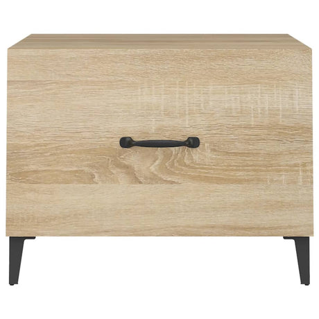 Coffee Table With Metal Legs 50X50X40 Cm