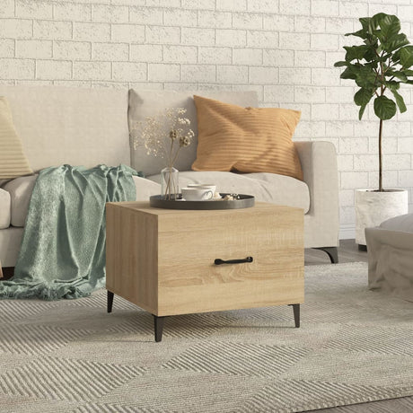 Coffee Table With Metal Legs 50X50X40 Cm