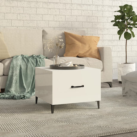 Coffee Table With Metal Legs 50X50X40 Cm