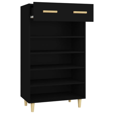 Shoe Cabinet 60X35X105 Cm Engineered Wood