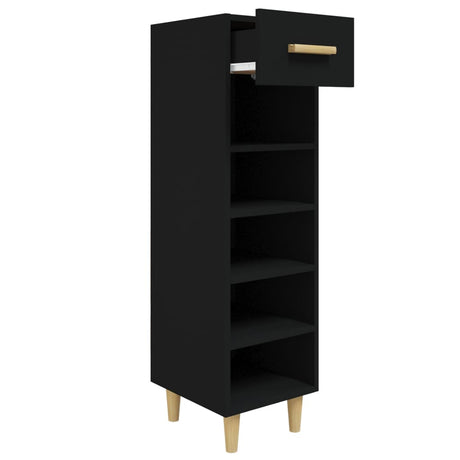 Shoe Cabinet 30X35X105 Cm Engineered Wood
