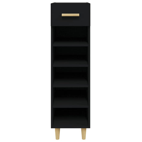 Shoe Cabinet 30X35X105 Cm Engineered Wood