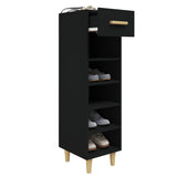 Shoe Cabinet 30X35X105 Cm Engineered Wood