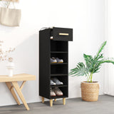 Shoe Cabinet 30X35X105 Cm Engineered Wood