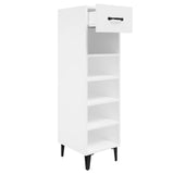 Shoe Cabinet 30X35X105 Cm Engineered Wood