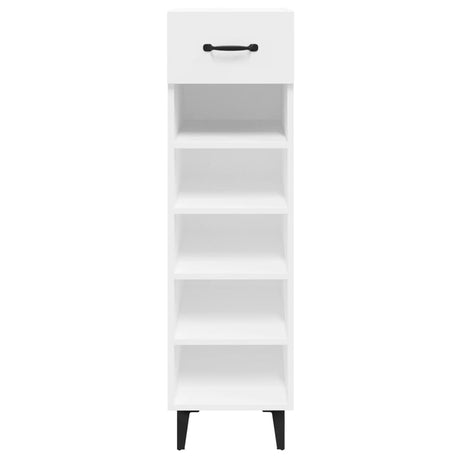 Shoe Cabinet 30X35X105 Cm Engineered Wood