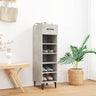 Shoe Cabinet 30X35X105 Cm Engineered Wood