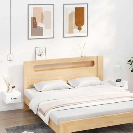 Wall-Mounted Bedside Cabinet 35X35X20 Cm