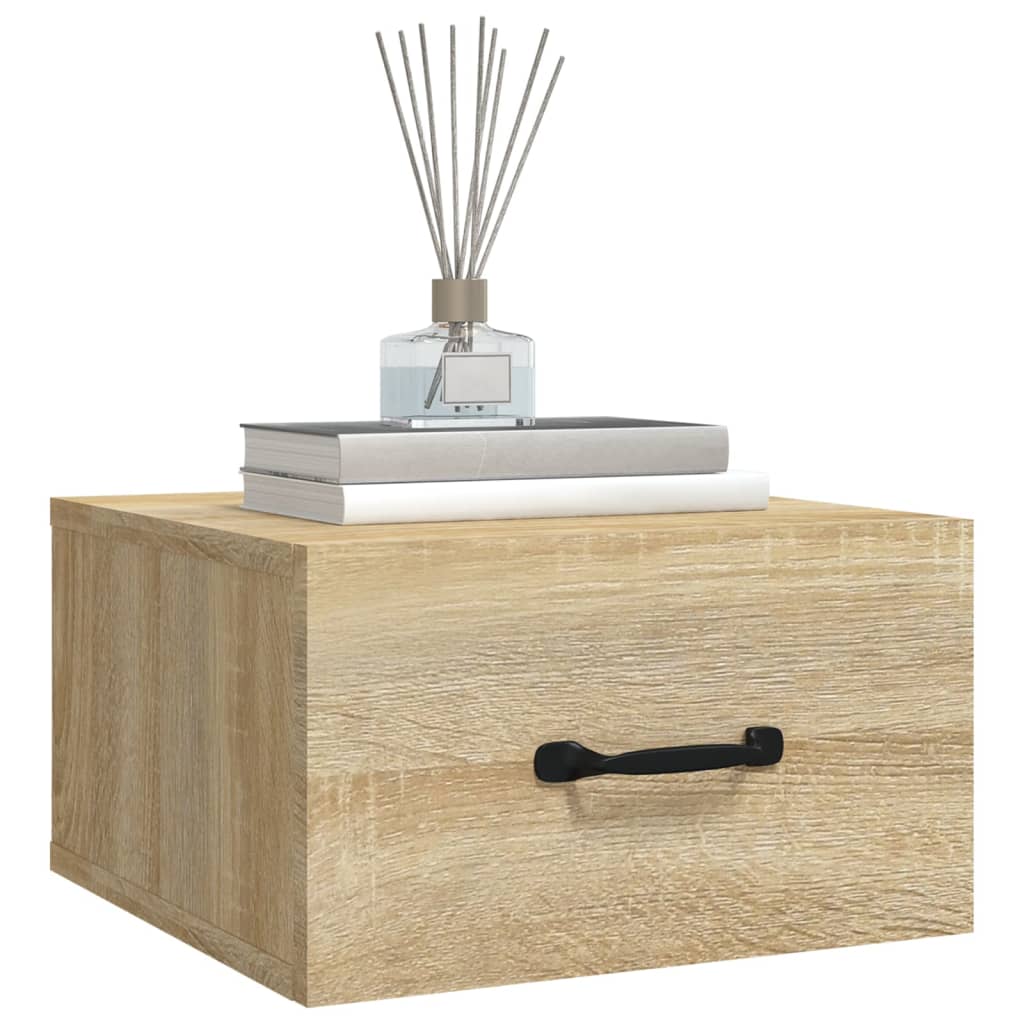 Wall-Mounted Bedside Cabinet 35X35X20 Cm