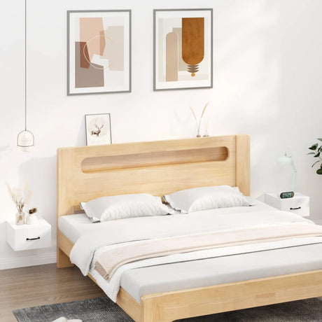 Wall-Mounted Bedside Cabinet 35X35X20 Cm