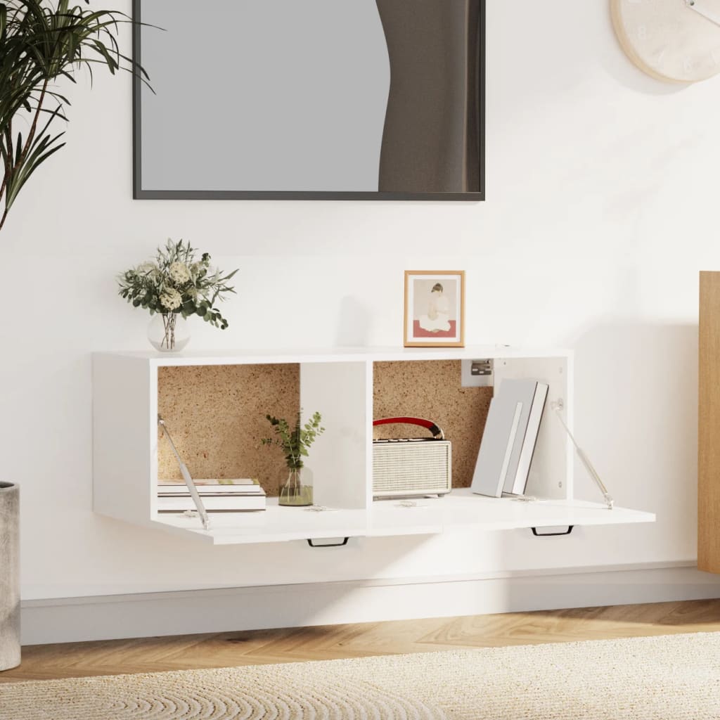 Wall Cabinet 100X36.5X35 Cm Engineered Wood