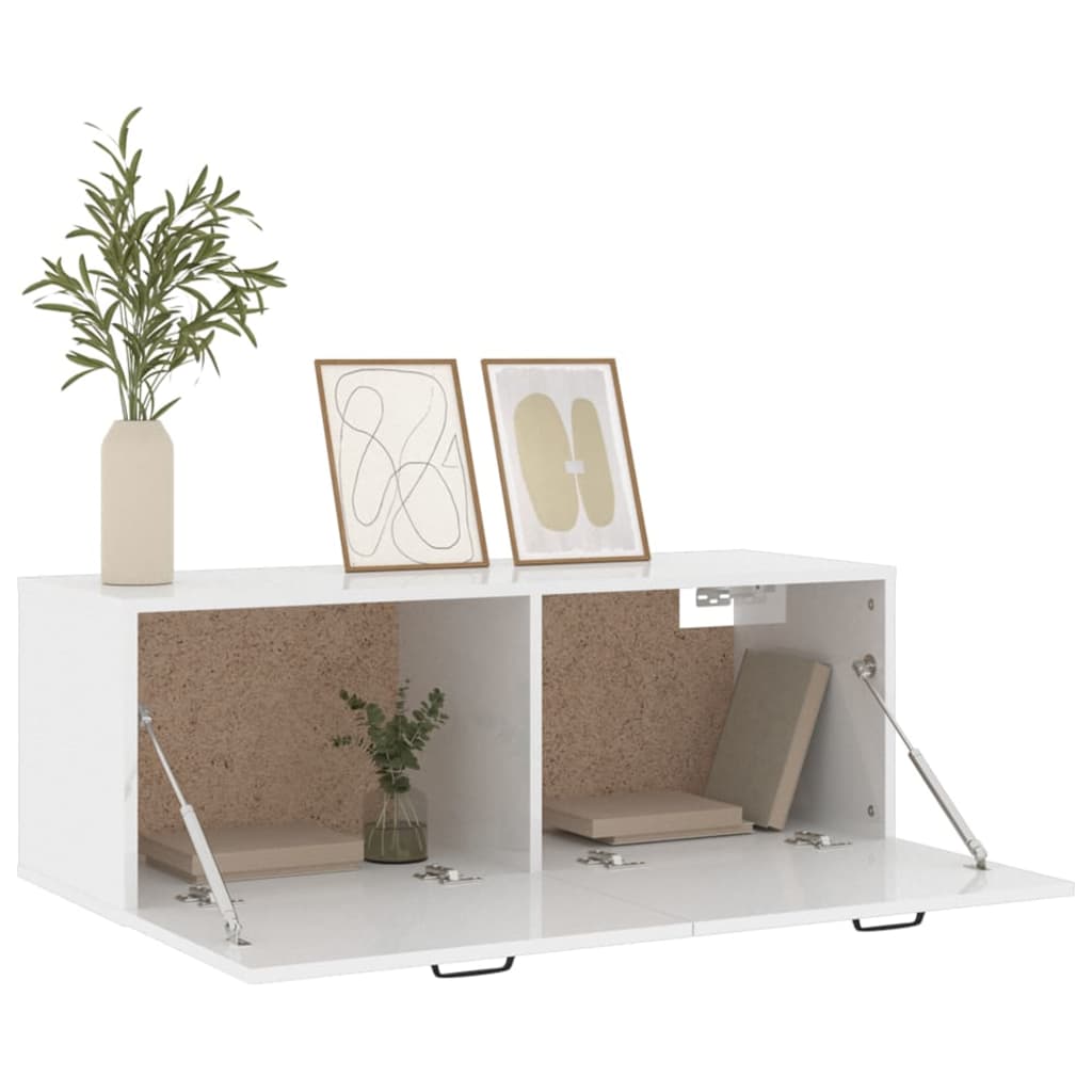 Wall Cabinet 100X36.5X35 Cm Engineered Wood