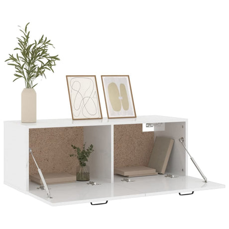 Wall Cabinet 100X36.5X35 Cm Engineered Wood