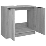 Bathroom Cabinet 64.5X33.5X59 Cm Engineered Wood