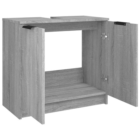 Bathroom Cabinet 64.5X33.5X59 Cm Engineered Wood