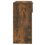 Console Table Smoked Oak 90x36x75 cm Engineered Wood