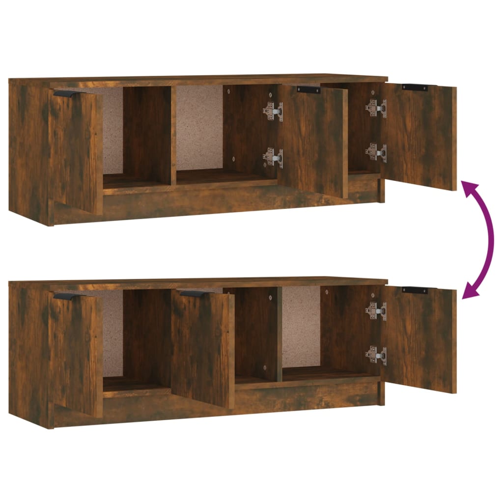 Tv Cabinet 102X35X36.5 Cm Engineered Wood