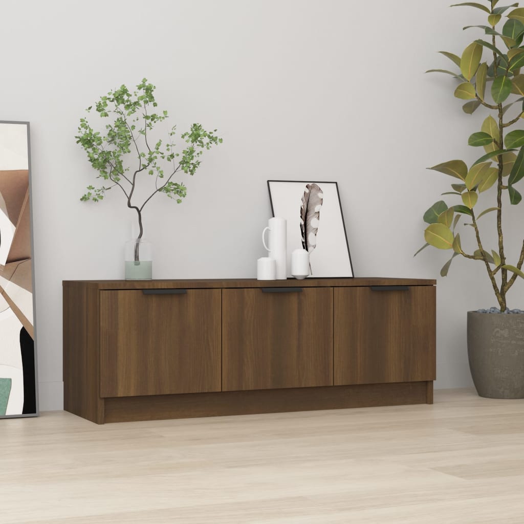 Tv Cabinet 102X35X36.5 Cm Engineered Wood