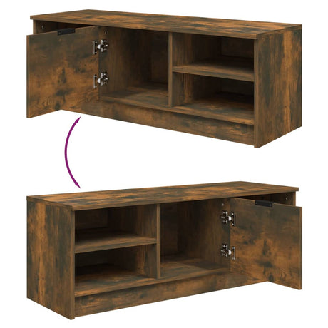 Tv Cabinet 102X35.5X36.5 Cm Engineered Wood