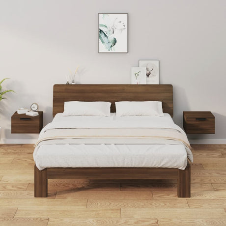 Wall-Mounted Bedside Cabinets 2 Pcs 34X30X20 Cm