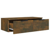 Wall Cabinet Smoked Oak 68X30X20 Cm Engineered Wood