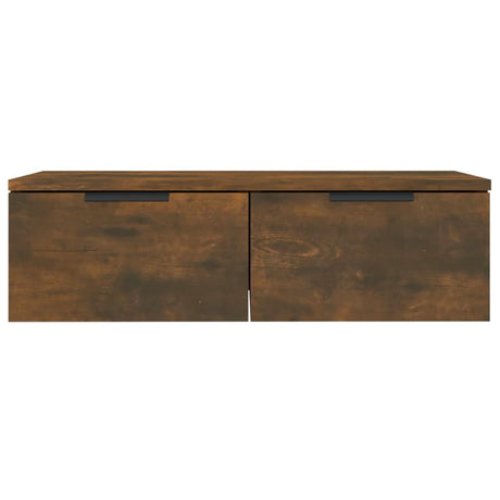 Wall Cabinet Smoked Oak 68X30X20 Cm Engineered Wood