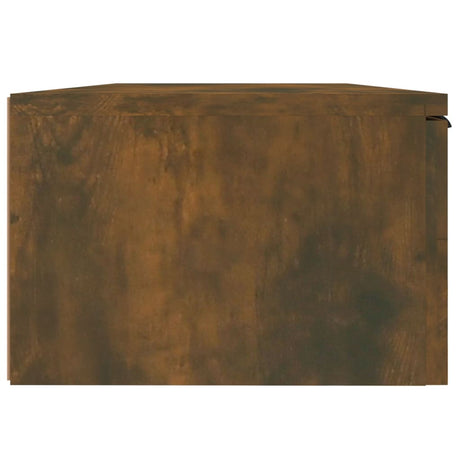 Wall Cabinet Smoked Oak 68X30X20 Cm Engineered Wood